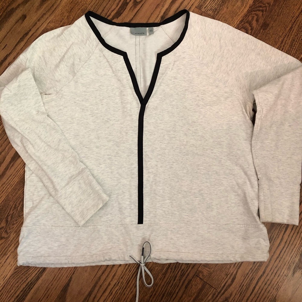 Athleta Pullover top with neck detail